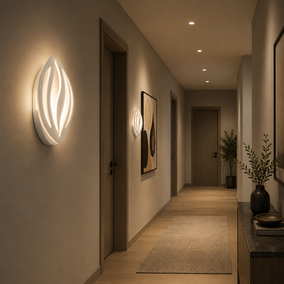 LED lámpa ORCHID 15W szirom hideg/meleg/semleges fény akril fém fehér