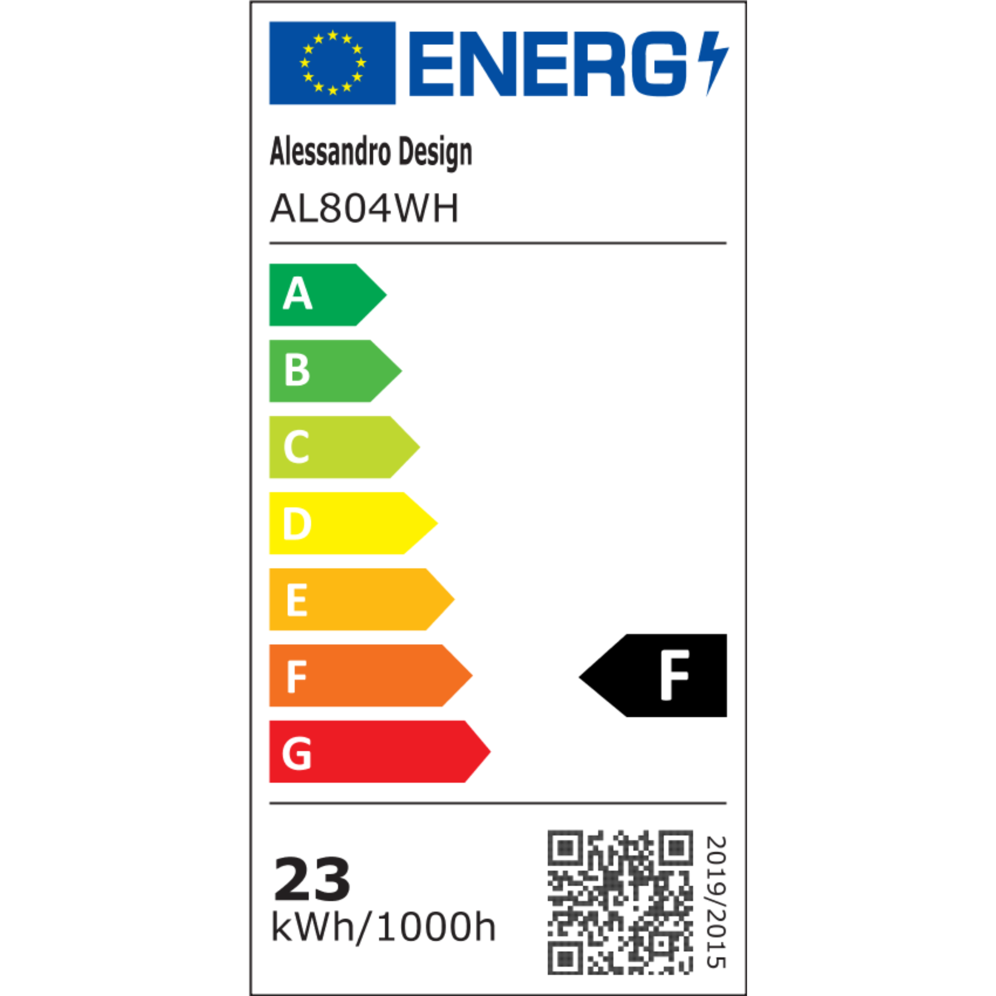 Shani LED fali lámpa, 23 W, fehér, hideg/meleg/semleges fény Beltéri fali lámpák Alapértelmezett cím Alessandro Design