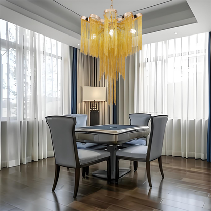 Candelabru Aurora, 4xE14, Diametru 43 cm, Inaltime 68 cm, Auriu, Metal Candelabre Moderne Default Title Alessandro Design