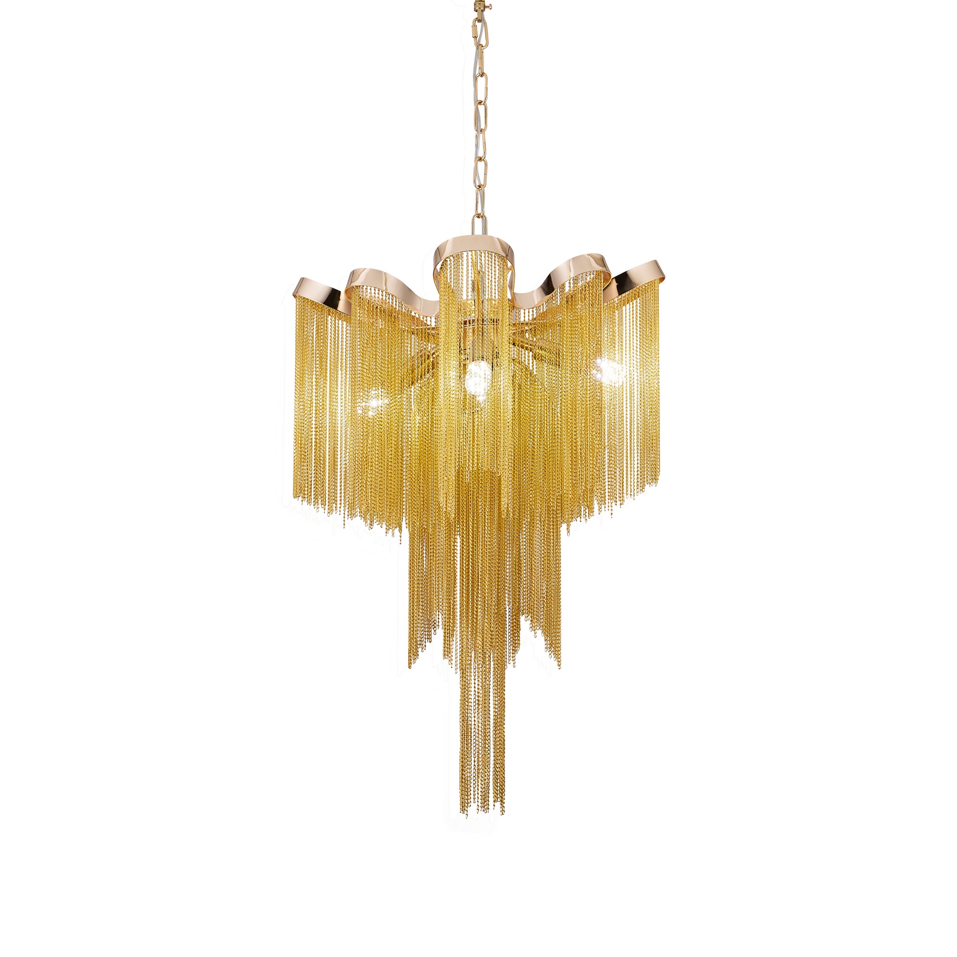 Candelabru Aurora, 4xE14, Diametru 43 cm, Inaltime 68 cm, Auriu, Metal Candelabre Moderne Default Title Alessandro Design