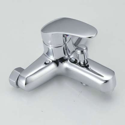 Kádcsaptelep, zuhanyfejjel és tömlővel, ötvözet, kerámiapatron, króm, CD001 fürdőszobai csaptelepek alapértelmezett cím Alessandro Design