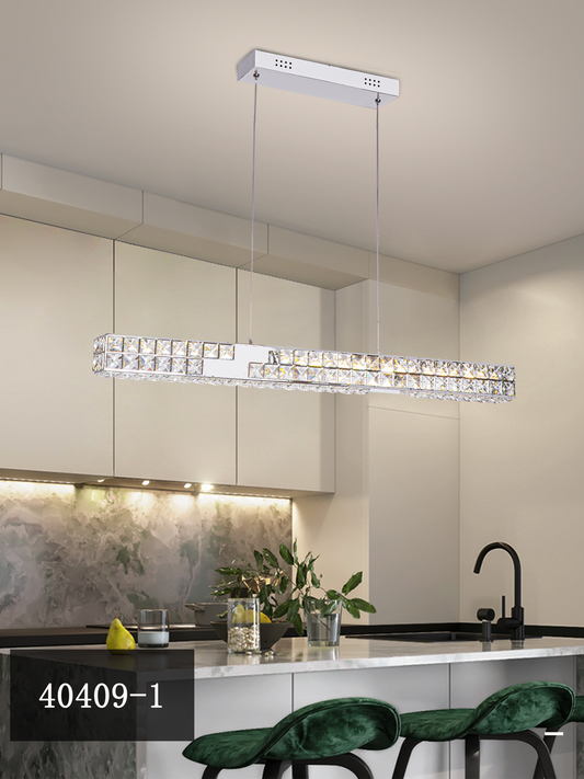 Candelabru LED cu Telecomanda, PRISMORA, Diametru 85 cm, Inaltime 120 cm, Lumina Rece/Neutra/Calda, Dimabila, Crom, Cristal, Metal Candelabre Moderne Default Title Alessandro Design