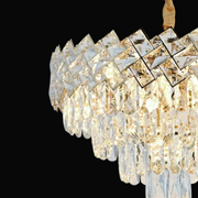 Crystal csillár WINDSOR Nobile 5xE14, átmérő 39 cm, fényes arany, állítható magasságú kristálycsillárok alapértelmezett cím Alessandro Design