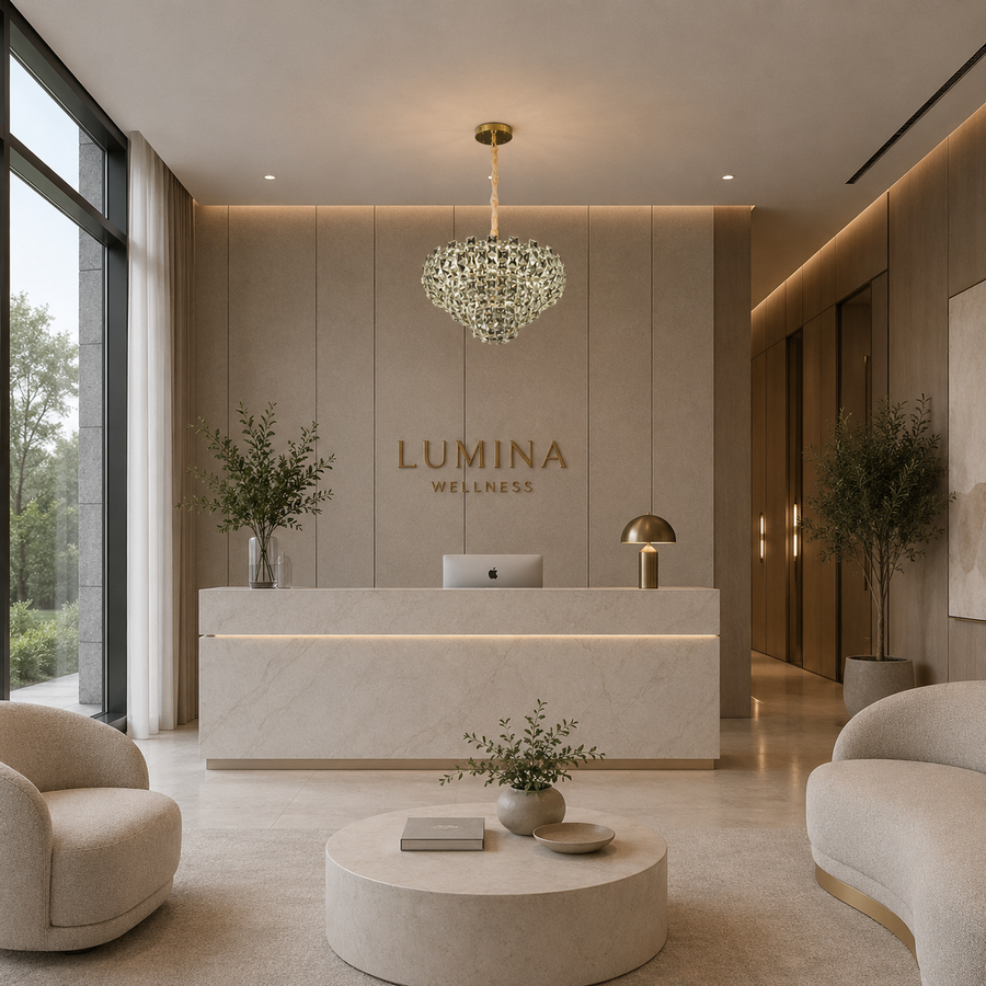 Candelabru Cristal HERT Nobile, 24W, 4xE14,  Inaltime Reglabila, Metal si Cristal, Auriu