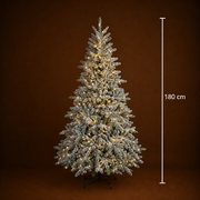 Brad Artificial UUMMANNAQ, 180 cm, 861 vârfuri, Suport Metalic, Verde