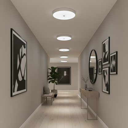 LED mennyezeti lámpa PL200/17R 24W Cold Light 6000k Fehér