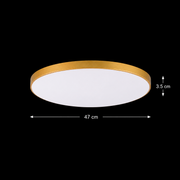 SOLIS LED mennyezeti lámpa 47cm 48W Cold Light Gold