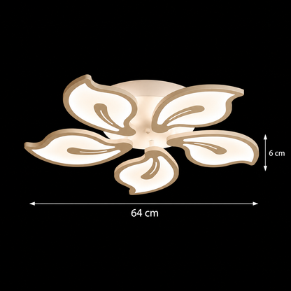 LED csillár távirányítóval JASMINE 66W, 5 szirom, hideg/meleg/semleges fény, szabályozható, fehér LED-es csillár távirányítóval Alapértelmezett cím Alessandro Design