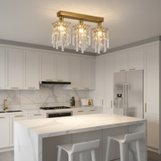 Candelabru Cristal Imperia, 3xE14, 35x6x9, Auriu, Cristal, Metal Candelabre Cristal Default Title Alessandro Design