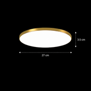 LED mennyezeti lámpa SOLIS 27cm 20W Cold Light Arany LED mennyezeti lámpák Alapértelmezett cím Alessandro Design