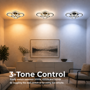 LED csillár távirányítóval BETTY 127W, 8 kör, hideg/meleg/semleges fény, szabályozható, fekete LED csillárok távirányítóval Alapértelmezett cím Alessandro Design