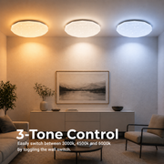 Hatszögletű LED mennyezeti lámpa 23 cm, 22W, 3000K / 4000K / 6000K, fehér, fém és akril LED mennyezeti lámpák Alapértelmezett cím Alessandro Design