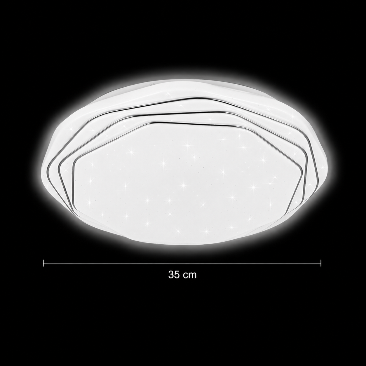 Plafonieră PL152 LED 35 cm, 31W, 3000K / 4000K / 6000K, Alb, Metal si Acril Plafoniere LED Default Title Alessandro Design