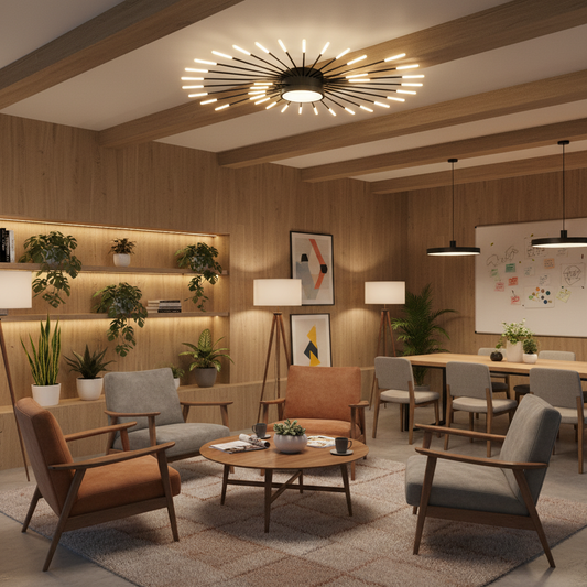 Lustra LED KALESA Grande Supremo, Ø130cm,  Lumina Neutra 4000K, 42W, Alb, Metal si Acril