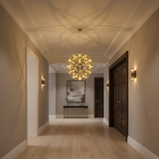 LED Crystal Chandelier Kilkenny Culmino, 144W, semleges fény, 60 cm átmérőjű, arany