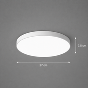SOLIS LED mennyezeti lámpa 27cm 20W Cold Light, Fehér