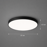 SOLIS LED mennyezeti lámpa 37cm 32W Cold Light Fekete