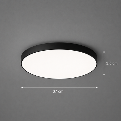 SOLIS LED mennyezeti lámpa 37cm 32W Cold Light Fekete