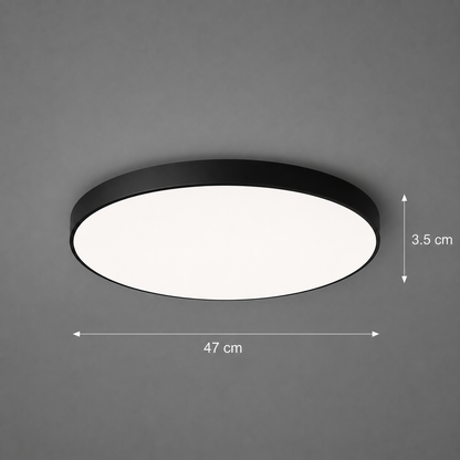 SOLIS LED mennyezeti lámpa 47cm 70W Cold Light Fekete