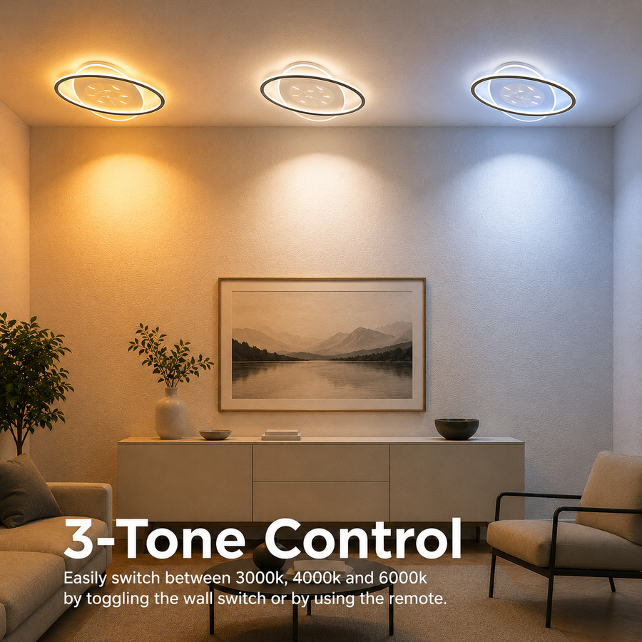 LED -csillár Volta 125W távirányítóval, ovális, hideg/forró/semleges fény, instabil, fekete