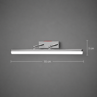 BALATON LED fali lámpa, 10W, lineáris, meleg/semleges/hideg fény, fényes króm