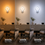 Akila LED fali lámpa, 15W, fehér, hideg/meleg/semleges fény