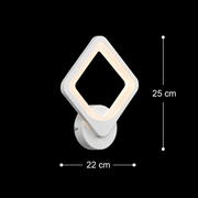 Akila LED fali lámpa, 15W, fehér, hideg/meleg/semleges fény