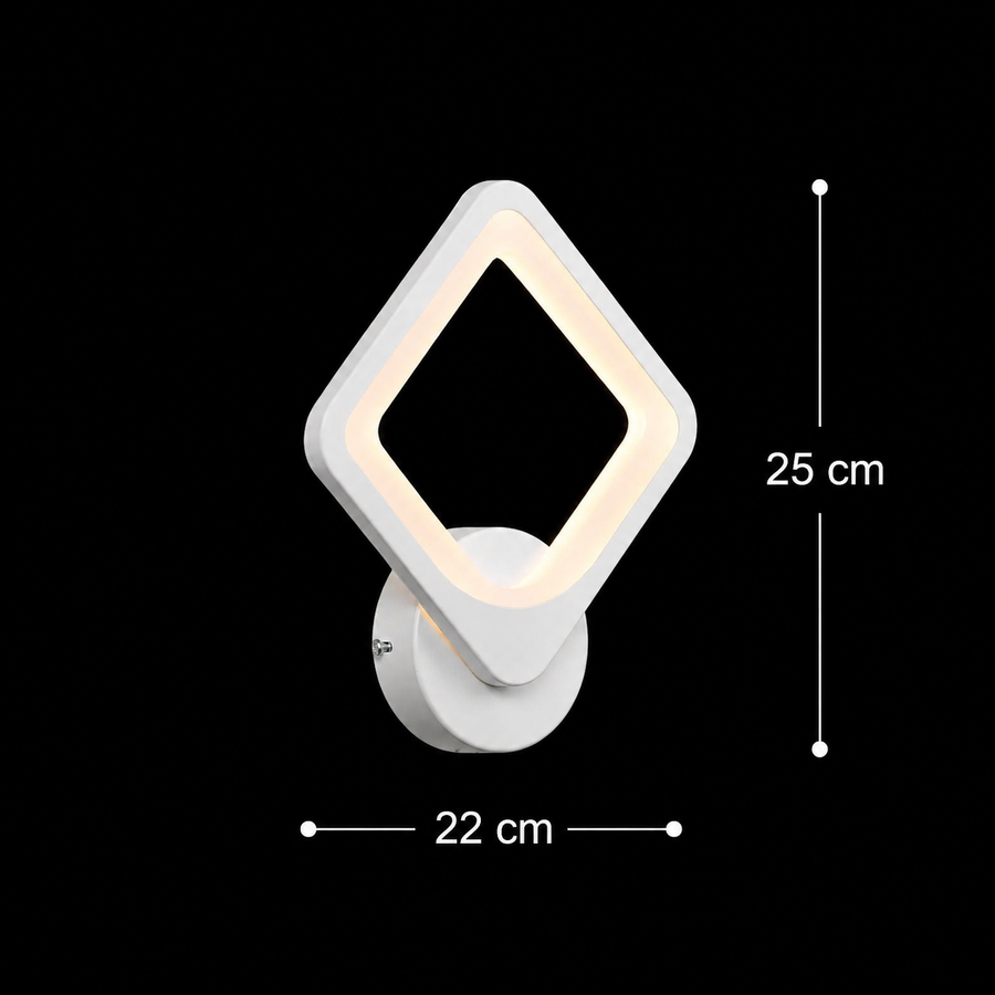 Akila LED fali lámpa, 15W, fehér, hideg/meleg/semleges fény