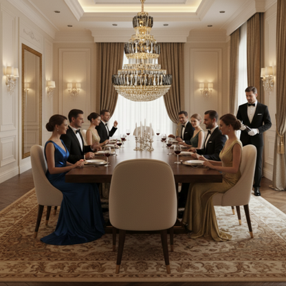 Candelabru Cristal VELIOR Supremo 40xE14, D100 cm, Auriu, Inaltime Reglabila, Metal si Cristal