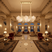 Candelabru Cristal LUXE Supremo, 11xE14, Dimensiuni 83x33 cm, Inaltime 28cm, Auriu Lucios, Inaltime Reglabila, Design Elegant Candelabre Cristal Default Title Alessandro Design