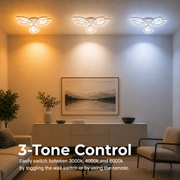 LED-es csillár távirányítóval LILY 40W, 3 elem, hideg/meleg/semleges fény, szabályozható, fehér LED-es csillár távirányítóval Alapértelmezett cím Alessandro Design