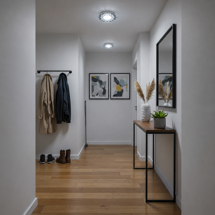 Spot LED ORBITA, 5W, Rotund, Lumina Rece/Calda, Bronz Antichizat, Rasina si Sticla Spot LED Default Title Alessandro Design
