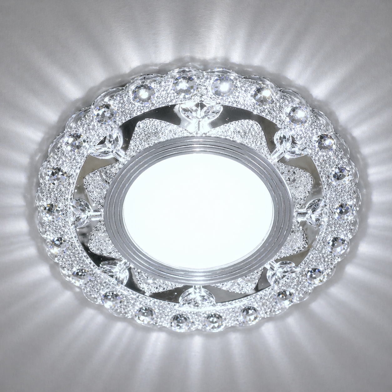 Spot LED ORBITA, 5W, Rotund, Lumina Rece + RGB, Alb, Rasina si Sticla Spot LED Default Title Alessandro Design