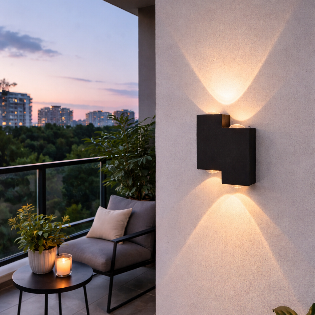 Aplica LED AX232, Exterior, 4 Surse, 4W, Negru, 3000K Aplice de Exterior Default Title Alessandro Design
