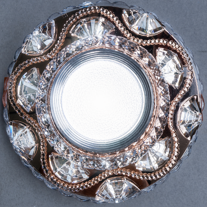 Spot LED ORBITA, 5W, Rotund, Lumina Rece / Calda, Bronz Antichizat, Rasina si Sticla Spot LED Default Title Alessandro Design