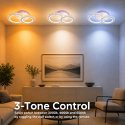LED csillár távirányítóval és kristály NOVA ROTONDA RGB 42W, 2 kör, hideg/meleg/semleges fény, szabályozható, fehér LED-es csillár távirányítóval Alapértelmezett cím Alessandro Design