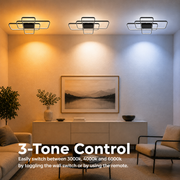 IANUSIS LED csillár távirányítóval 95W, 3 elem, hideg/meleg/semleges fény, szabályozható, fekete LED csillárok távirányítóval Alapértelmezett cím Alessandro Design