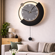 Aplica LED Decorativa ARC Ø30 cm Lumina Rece/Neutra/Calda Negru Aplice de Interior Default Title Alessandro Design