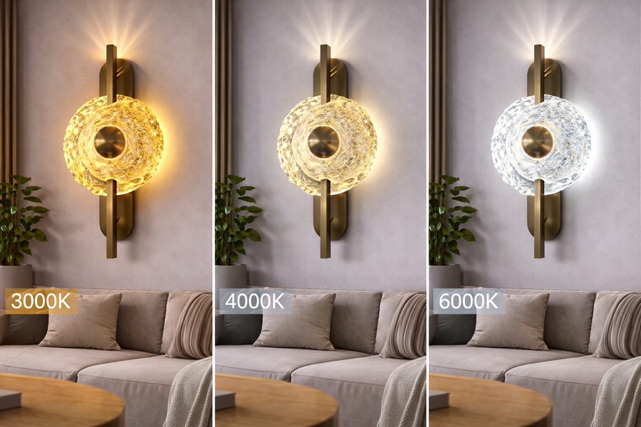 Aplica LED LUMA Decorativa Lumina Rece/Neutra/Calda Auriu Aplice de Interior Default Title Alessandro Design