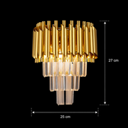 Aplica Candelabru Cristal VERSAILLES Piccolo, 2xE14, Auriu Aplice de Interior Default Title Alessandro Design
