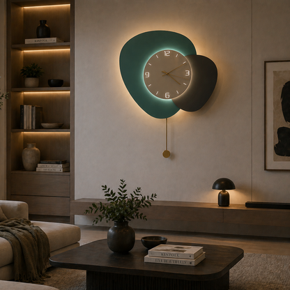 Aplica LED Decorativa DUOS Ø50cm Lumina Rece/Neutra/Calda Verde Aplice de Interior Default Title Alessandro Design