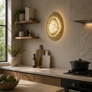 Aplica LED Decorativa GEM Lumina Rece/Neutra/Calda Auriu Aplice de Interior Default Title Alessandro Design