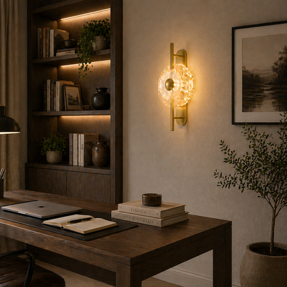 Aplica LED LUMA Decorativa Lumina Rece/Neutra/Calda Auriu Aplice de Interior Default Title Alessandro Design