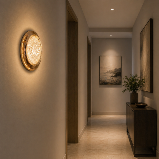 Aplica LED Decorativa CELESTIA Ø20 Lumina Rece/Neutra/Calda Auriu Aplice de Interior Default Title Alessandro Design
