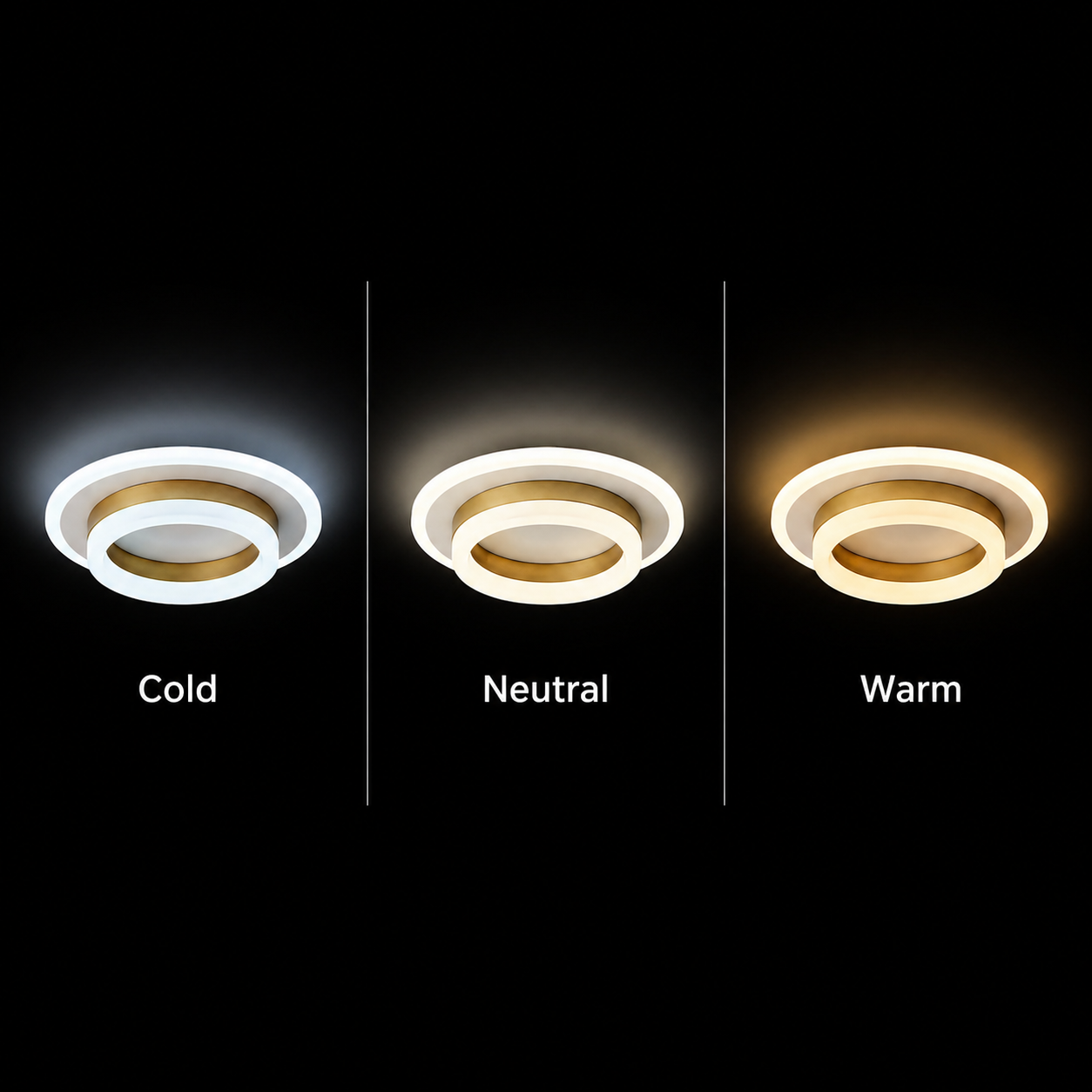LED csillár SOLENA ROTONDA 21W, átmérő 20cm, hideg/meleg/semleges fény, aranyfehér LED csillárok alapbeállítás Alessandro Design