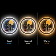 Aplica LED COSMO, 44W, Lumina Calda/Neutra/Rece, Alb Aplice de Interior Default Title Alessandro Design
