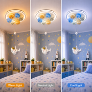 Lustra LED ASTRONAUT 60W, 6xE27, lumina Rece/Calda/Neutra, Alb Lustre Copii Default Title Alessandro Design