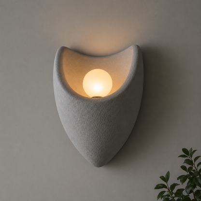 Aplica Decorativa CONNO, 26cm, 1xE27, Polistiren, Gri