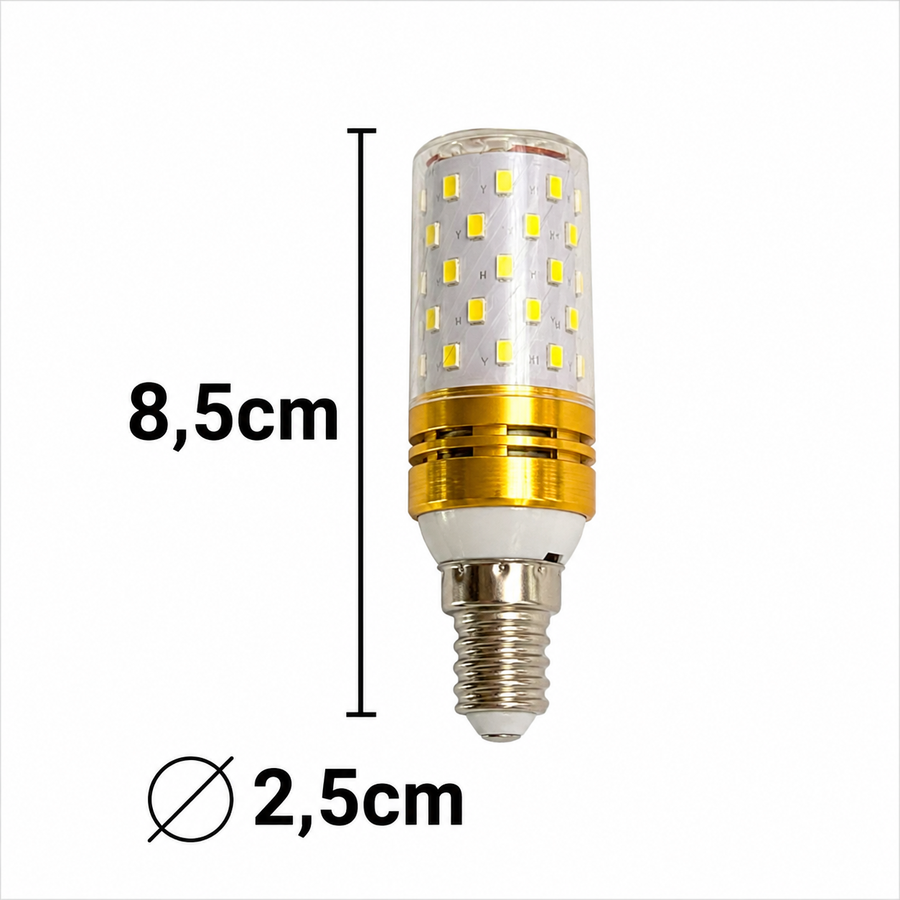 BEC E14 LED, 12W, rózsa, meleg/semleges/hideg fény, 3000K/4000K/6000K