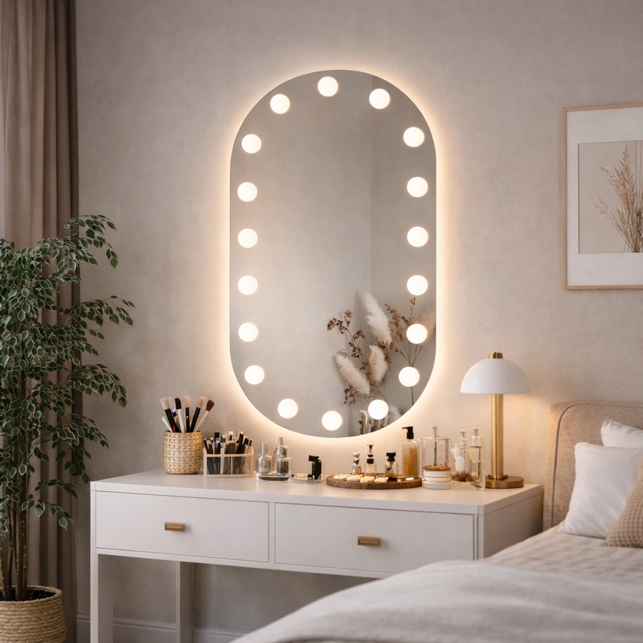 Mirror LED Touch Infinitium páramentesítő rendszer 60x80cm Tükrök Korman E Alapértelmezett cím Alessandro Design